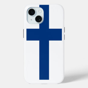 Apple iPhone 15 Case-Mate mit Finnland-Flagge Hülle