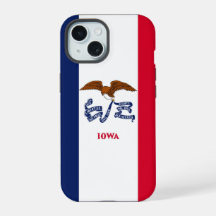 Apple iPhone 15 Case-Mate mit Iowa-Flagge Hülle
