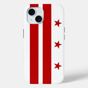 Apple iPhone 15 Case-Mate, Washington DC Flagge Case-Mate iPhone Hülle