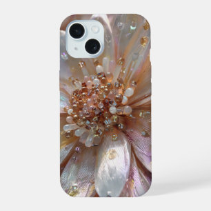 Apple iPhone 15 Crystal Floral Design Hülle