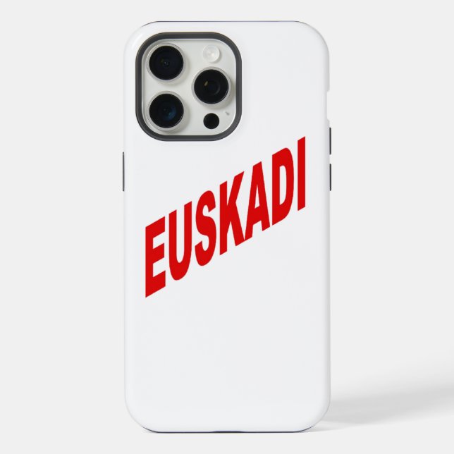 Apple iPhone 15 Hülle EUSKADI iPhone 15 Pro Max Hülle (Rückseite)