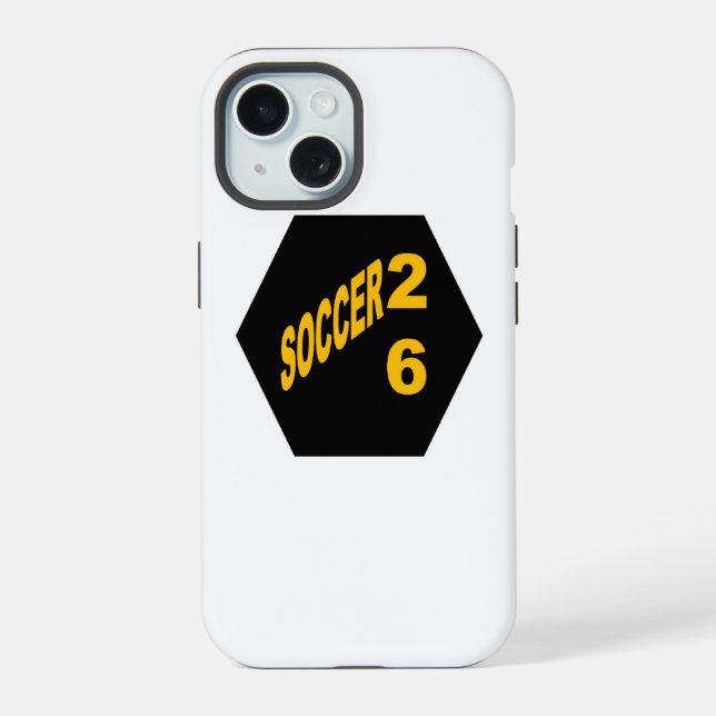 Apple iPhone 15 Hülle  FUßBALL 26 (Rückseite)