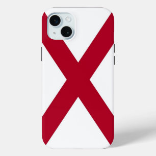 Apple iPhone 15 Plus Case-Mate, Alabama-Flagge Case-Mate iPhone Hülle