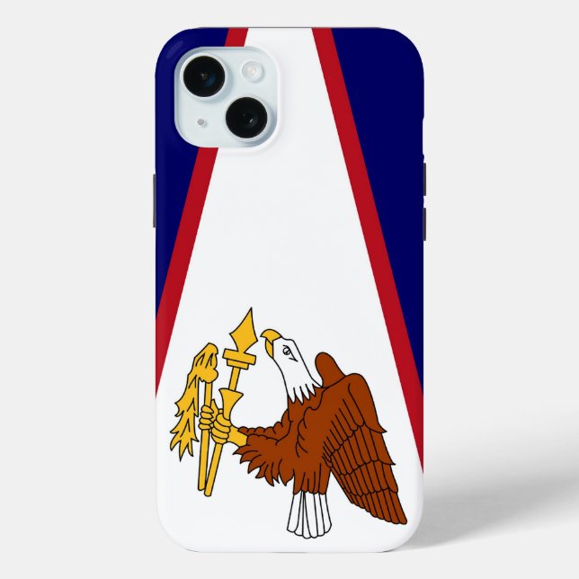 Apple iPhone 15 Plus Case-Mate Amerikanisches Samo Hülle (Rückseite)