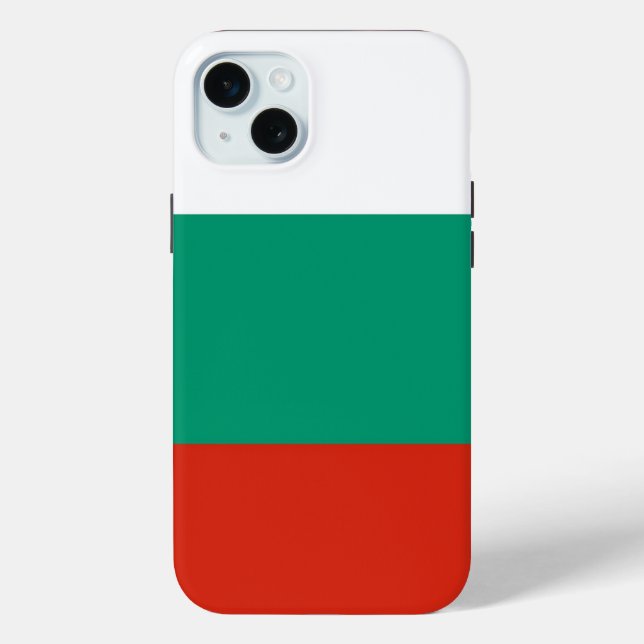 Apple iPhone 15 Plus Hülle, bulgarische Flagge Case-Mate iPhone Hülle (Rückseite)
