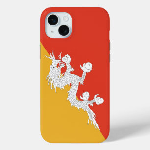 Apple iPhone 15 Plus Hülle, Flagge von Bhutan Case-Mate iPhone Hülle