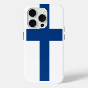 Apple iPhone 15 Pro Case-Mate, Finnland-Flagge Case-Mate iPhone Hülle