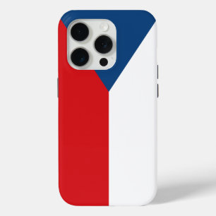 Apple iPhone 15 Pro Case-Mate, Flagge von Tschechi Case-Mate iPhone Hülle