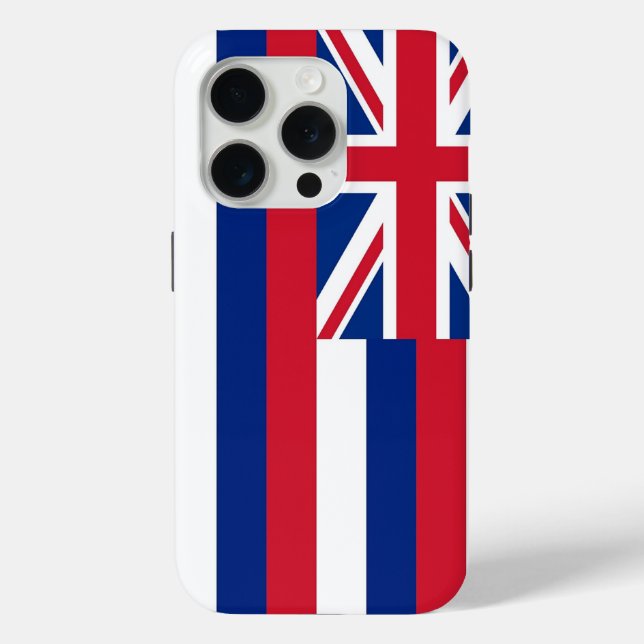 Apple iPhone 15 Pro Case-Mate Hawaii Flag Hülle (Rückseite)
