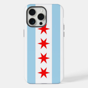 Apple iPhone 15 Pro Max Case, Chicago Flag Hülle