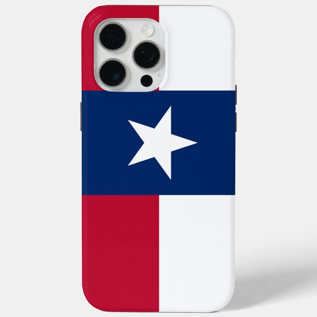 Apple iPhone 15 Pro Max Case, Texas Flag Case-Mate iPhone Hülle (Rückseite)