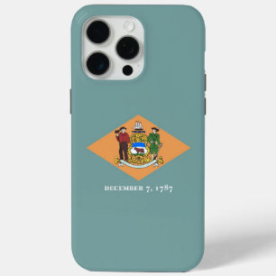 Apple iPhone 15 Pro Max Fall, Delaware Flag Case-Mate iPhone Hülle