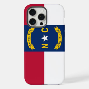 Apple iPhone 15 Pro Max Fall, North Carolina Flag Hülle