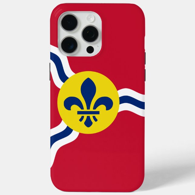 Apple iPhone 15 Pro Max Fall, St. Louis Flag Case-Mate iPhone Hülle (Rückseite)