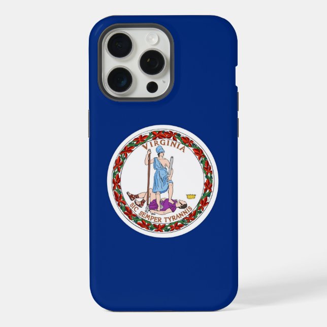 Apple iPhone 15 Pro Max, Flagge des Bundesstaates  Hülle (Rückseite)