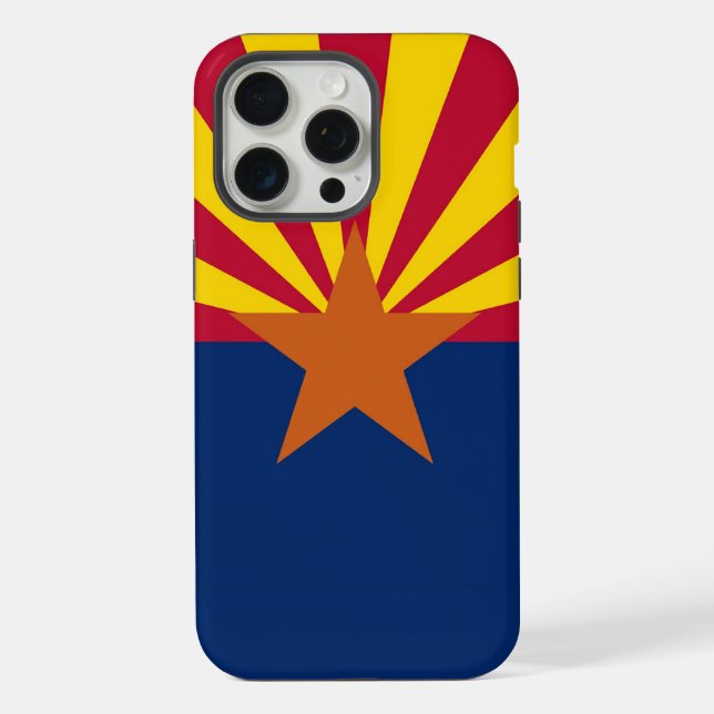 Apple iPhone 15 Pro Max Hülle, Arizona-Flagge Hülle (Rückseite)