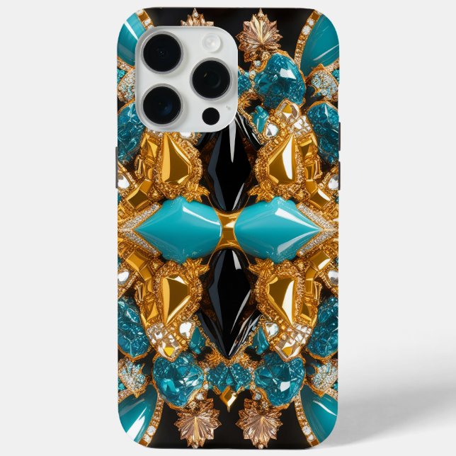 Apple iPhone 15 Pro Max Hülle, Bahamas Farben Case-Mate iPhone Hülle (Rückseite)