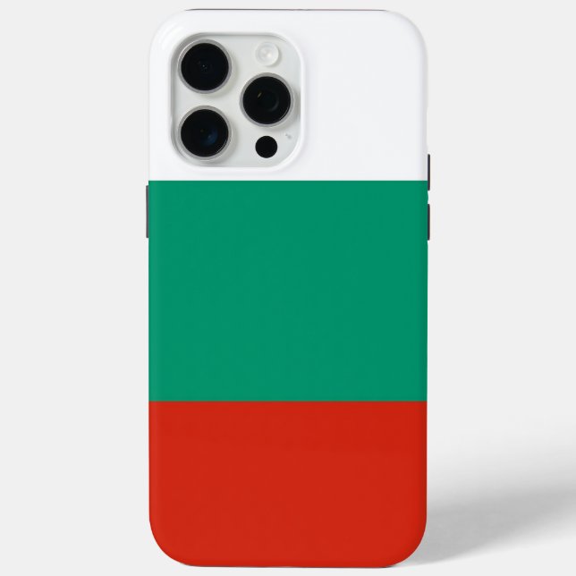 Apple iPhone 15 Pro Max Hülle, bulgarische Flagge Case-Mate iPhone Hülle (Rückseite)