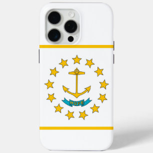 Apple iPhone 15 Pro Max Hülle, Flagge von Rhode Is Case-Mate iPhone Hülle