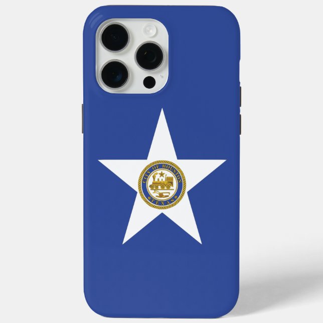 Apple iPhone 15 Pro Max Hülle, Houston, Texas Flag Case-Mate iPhone Hülle (Rückseite)