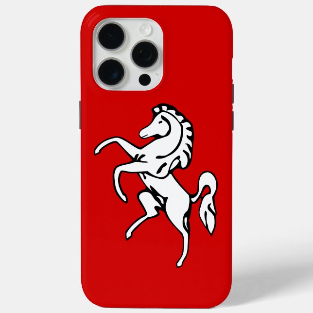 Apple iPhone 15 Pro Max Hülle, Kent County-Flagge Case-Mate iPhone Hülle (Rückseite)