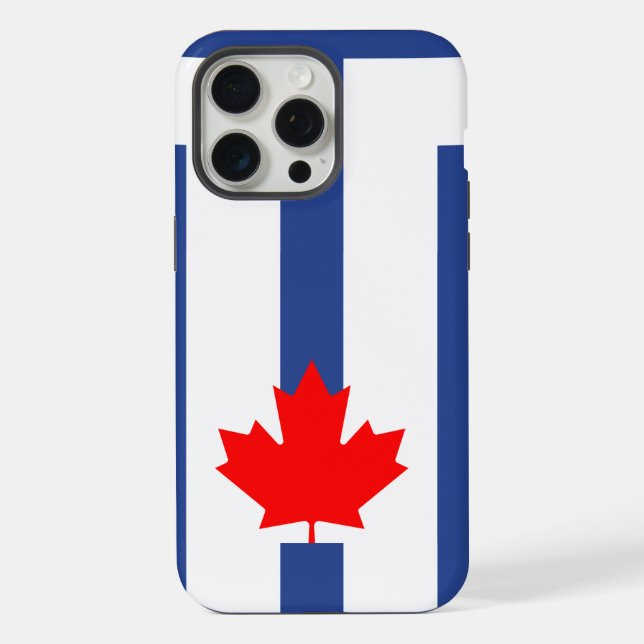 Apple iPhone 15 Pro Max Hülle, Toronto-Flagge Hülle (Rückseite)