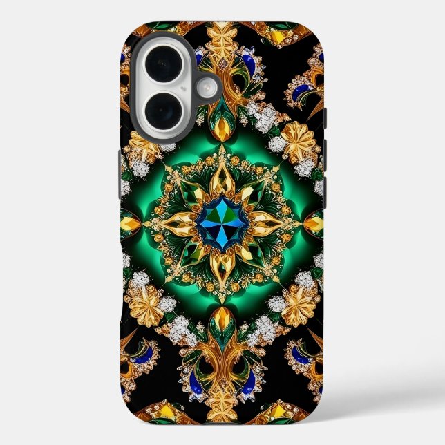 Apple iPhone 16 Case-Mate mit brasilianischen Farb Hülle (Rückseite)