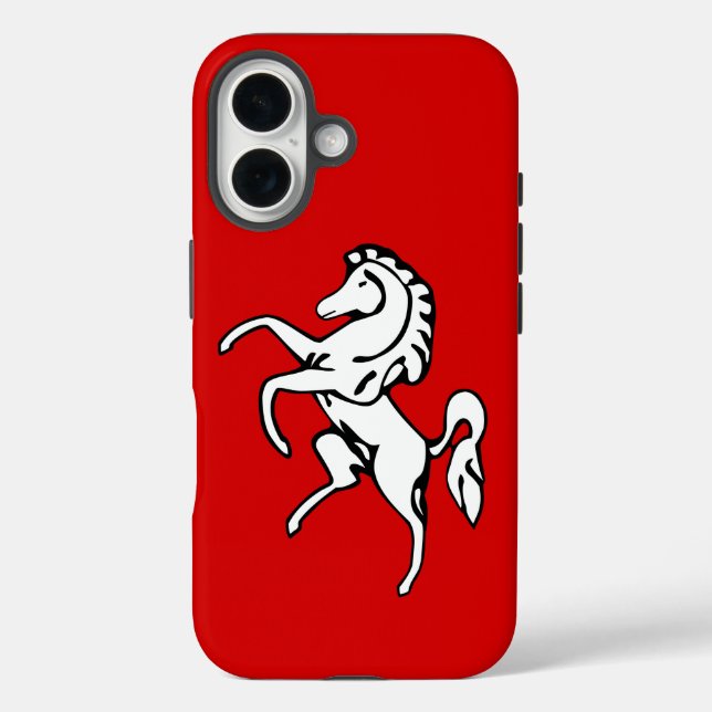 Apple iPhone 16 Case-Mate mit der Flagge von Kent  Hülle (Rückseite)