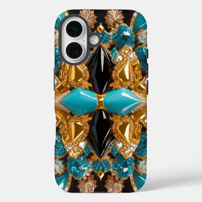 Apple iPhone 16 Case-Mate mit Farben der Bahamas Hülle (Rückseite)