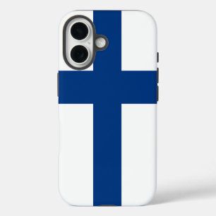 Apple iPhone 16 Case-Mate mit finnischer Flagge Hülle