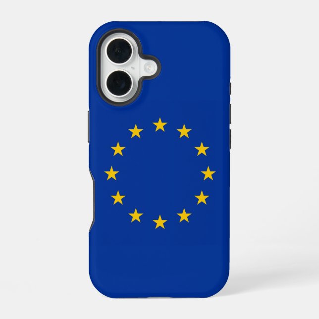 Apple iPhone 16 Case-Mate mit Flagge der Europäisc Hülle (Rückseite)