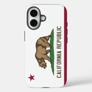 Apple iPhone 16 Case-Mate mit kalifornischer Flagg Hülle