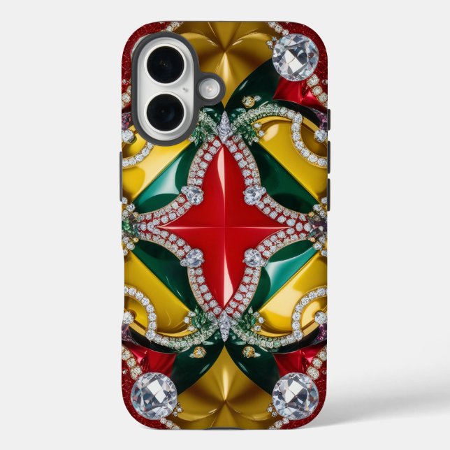 Apple iPhone 16 Case-Mate mit Los Angeles Farben Hülle (Rückseite)