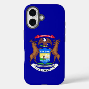 Apple iPhone 16 Case-Mate mit Michigan-Flagge Hülle