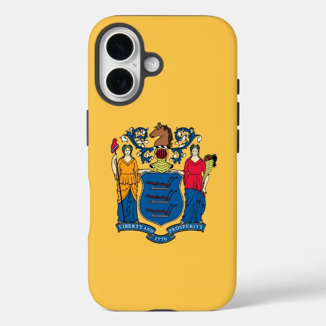 Apple iPhone 16 Case-Mate mit neuer Hampshire-Flag Hülle (Rückseite)