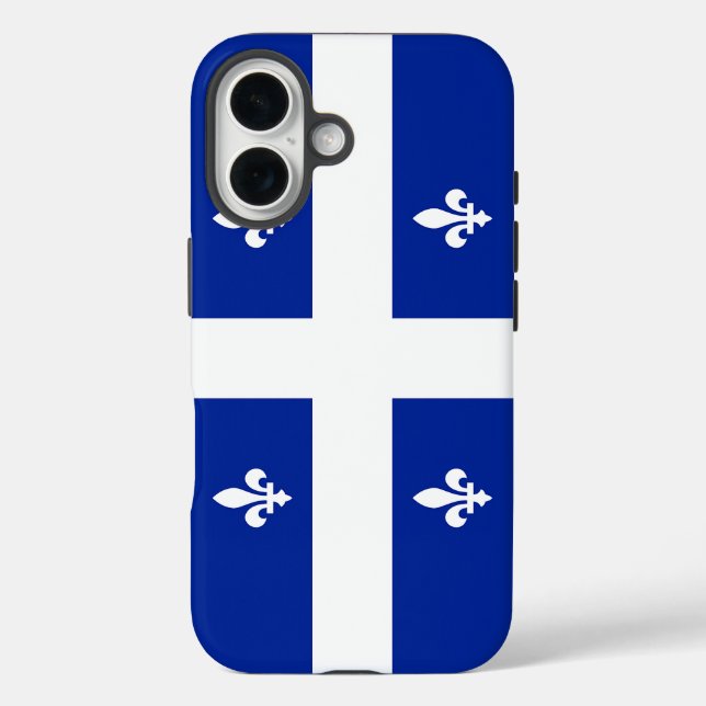 Apple iPhone 16 Case-Mate mit Quebec, Kanada Hülle (Rückseite)