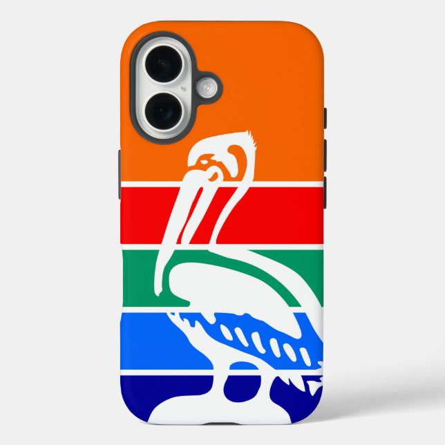 Apple iPhone 16 Case-Mate mit St. Petersburger Fla Case-Mate iPhone Hülle (Rückseite)