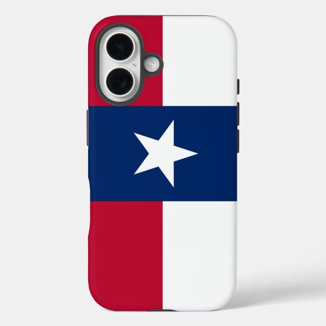Apple iPhone 16 Case-Mate mit Texas-Flagge Hülle (Rückseite)