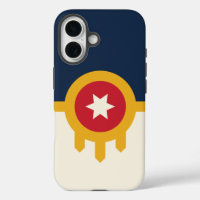 Apple iPhone 16 Case-Mate mit Tulsa City-Flagge