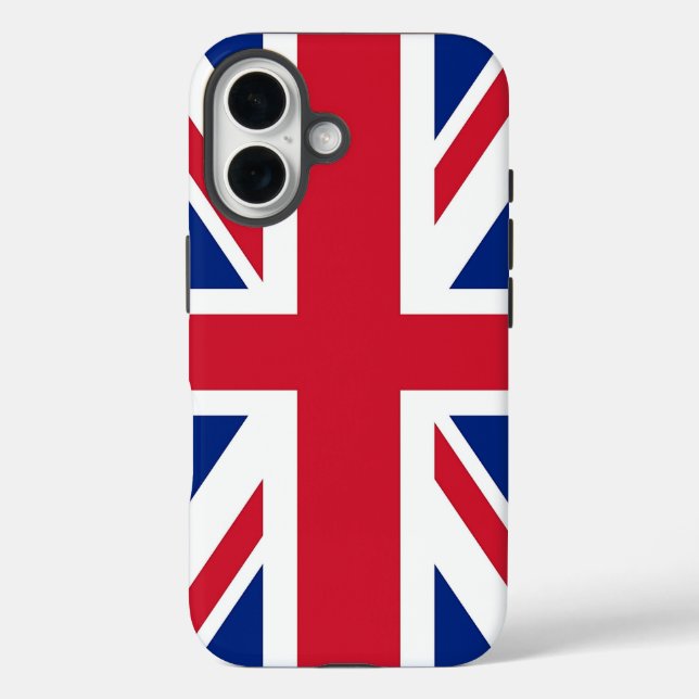 Apple iPhone 16 Case-Mate with United Kingdom flag Case-Mate iPhone Hülle (Rückseite)