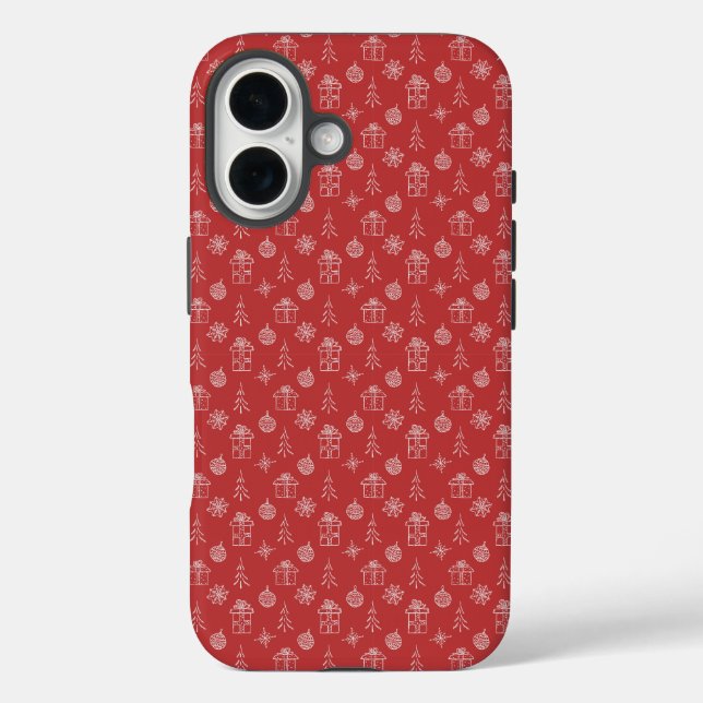 Apple iPhone 16 Fall Weihnachten Case-Mate iPhone Hülle (Rückseite)