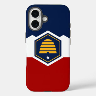 Apple iPhone 16 Hülle, Flagge des Bundesstaates Ut Hülle
