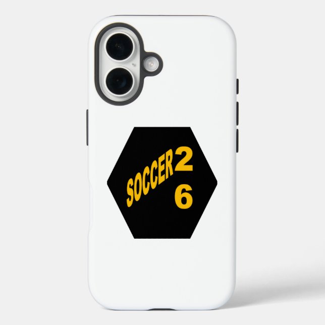 Apple iPhone 16 Hülle  FUßBALL  26 (Rückseite)