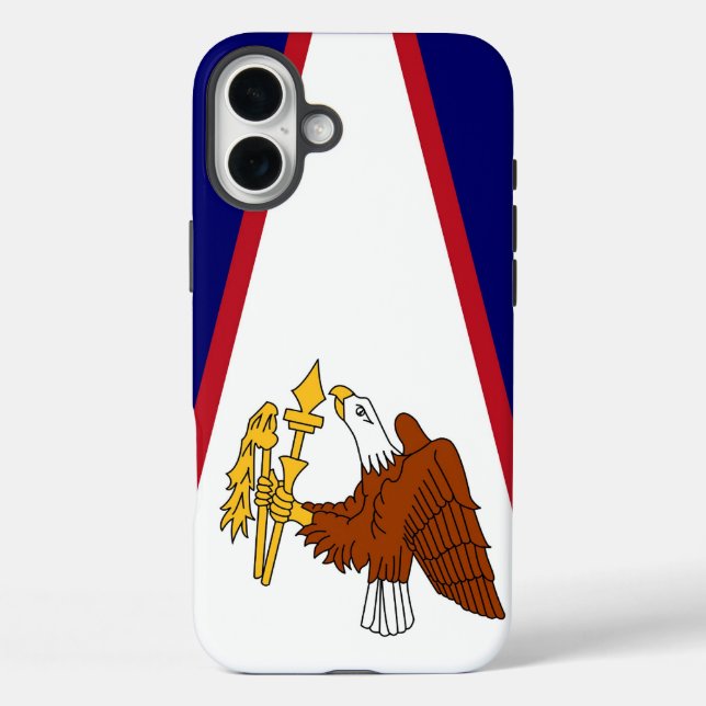 Apple iPhone 16 Plus Case-Mate Amerikanisches Samo Hülle (Rückseite)