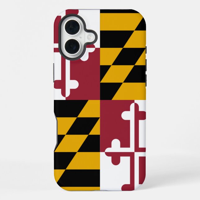 Apple iPhone 16 Plus Case-Mate, Maryland-Flagge Hülle (Rückseite)