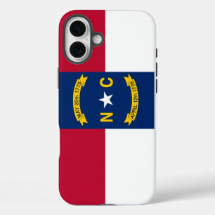 Apple iPhone 16 Plus Case-Mate North Carolina Flag Hülle