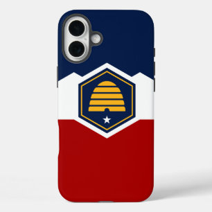 Apple iPhone 16 Plus Hülle, Utah-Flagge Hülle