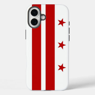 Apple iPhone 16 Plus Hülle, Washington DC Flagge Hülle