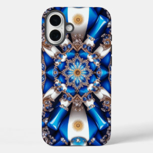 Apple iPhone 16 Plus Mate, Argentinien Farben Hülle