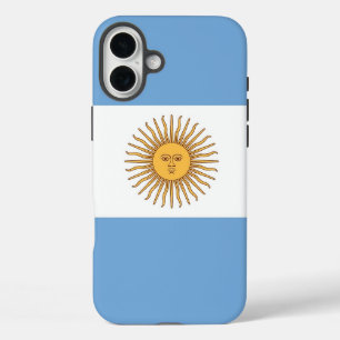 Apple iPhone 16 Plus Mate, argentinische Flagge Hülle